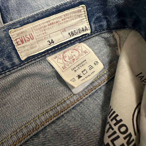 Evisu Jeans, carrot fit, 34x34 - Picture 3 of 7